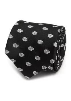 Flash Sale ✔️ Star Wars Millennium Falcon Metallic Silver Tie 💯 -Star Wars Sales Shop Belk 562