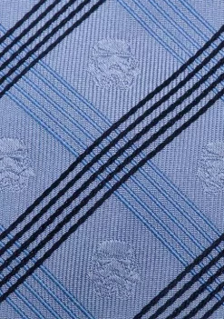 Coupon 😀 Star Wars Stormtrooper Blue Plaid Tie ❤️ -Star Wars Sales Shop Belk 608