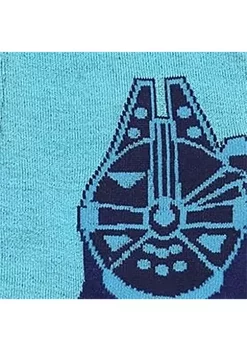 Coupon 😍 Star Wars Millennium Falcon Mod Blue 🧦 Socks 😀 -Star Wars Sales Shop Belk 637