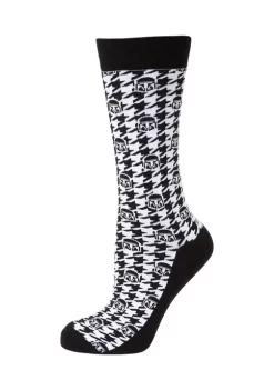 Coupon 😍 Star Wars Mandalorian Helmet Houndstooth 🧦 Socks 😍 -Star Wars Sales Shop Belk 642