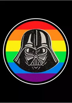 Cheap ⭐ Star Wars Vader Pride Badge Graphic T-Shirt 😀 -Star Wars Sales Shop Belk 67