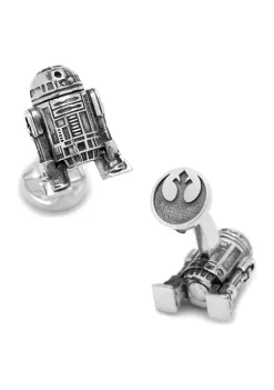 Discount 👍 Star Wars 3D R2D2 Cufflinks ❤️ -Star Wars Sales Shop Belk 682
