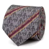Buy 🥰 Star Wars Mando Stripe Gray Tie 💯 -Star Wars Sales Shop Belk 715