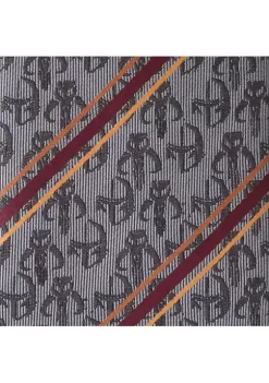 Buy 🥰 Star Wars Mando Stripe Gray Tie 💯 -Star Wars Sales Shop Belk 717