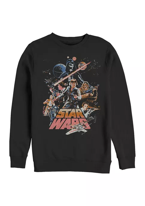 Coupon 🥰 Star Wars Stand And Fight Graphic Crew Fleece Sweatshirt 🤩 4 Coupon 🥰 Star Wars Stand And Fight Graphic Crew Fleece Sweatshirt 🤩 - Image 2