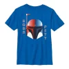 Budget 🔥 Star Wars Boba Helmet Graphic T-Shirt 👏