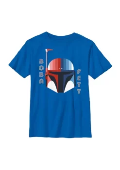 Budget 🔥 Star Wars Boba Helmet Graphic T-Shirt 👏