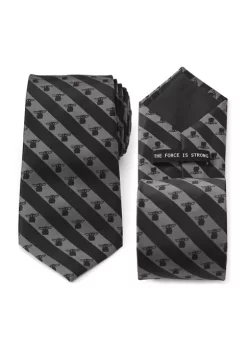 Best Sale 🧨 Star Wars The Child Charcoal Stripe Tie ❤️