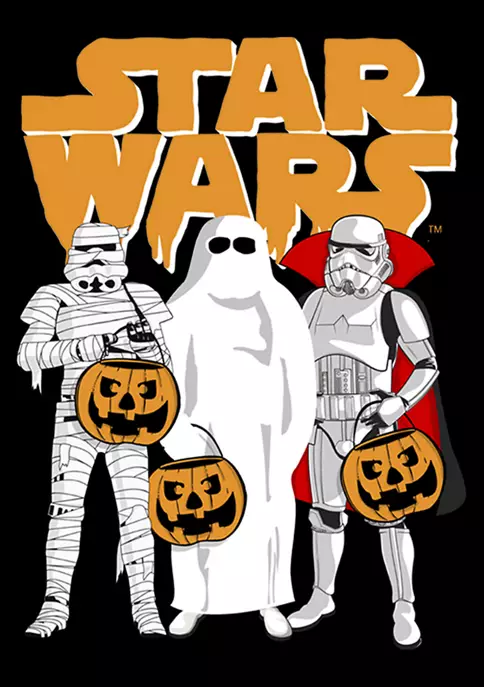 Cheap 🤩 Star Wars Big & Tall Trick or Treat Graphic T-Shirt ✔️ 5 Cheap 🤩 Star Wars Big & Tall Trick or Treat Graphic T-Shirt ✔️ - Image 3