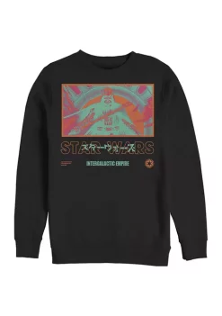 Brand new 🎁 Star Wars Bright Baddes Graphic Crew Fleece Sweatshirt ✔️ -Star Wars Sales Shop Belk 865