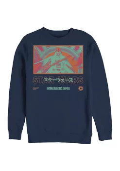 Brand new 🎁 Star Wars Bright Baddes Graphic Crew Fleece Sweatshirt ✔️ -Star Wars Sales Shop Belk 866