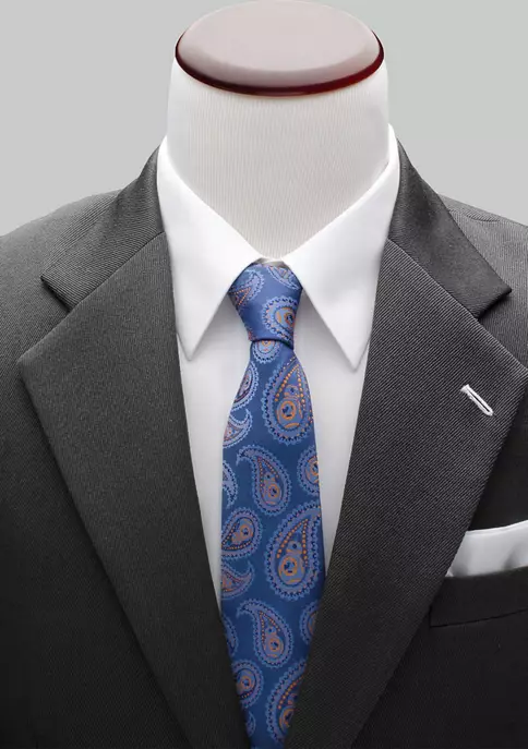 Discount 💯 Star Wars BB-8 Blue Paisley Tie 👏 6 Discount 💯 Star Wars BB-8 Blue Paisley Tie 👏 - Image 4