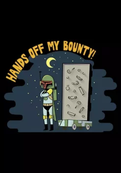 Promo 🥰 Star Wars Big & Tall Hands Off Bounty Graphic T-Shirt ⌛ -Star Wars Sales Shop Belk 952