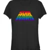 Deals 😍 Star Wars Perspective Rainbow Logo Graphic T-Shirt 🛒