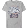 Brand new 😉 Star Wars Falcon Rays Graphic T-Shirt 🤩 1 Brand new 😉 Star Wars Falcon Rays Graphic T-Shirt 🤩 -Star Wars Sales Shop Belk 980