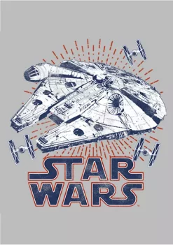 Brand new 😉 Star Wars Falcon Rays Graphic T-Shirt 🤩 -Star Wars Sales Shop Belk 981